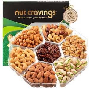 Nuts Gift Basket in Green Box - 1 of 4
