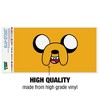Adventure Time Jake Head Automotive Bumper Sticker - 3 of 4