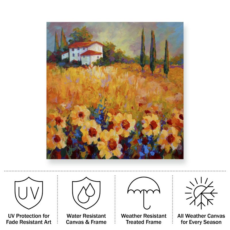 "Tuscan Sunflowers" Outdoor Canvas, 3 of 8
