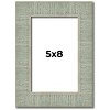 PosterPalooza | Photo Size Sculpted Blue Picture Frame - UV Acrylic, Foam Board Backing, Hanging Hardware - 2 of 4