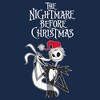 Men's The Nightmare Before Christmas Jack Skellington Santa Hat Logo T-Shirt - 2 of 4