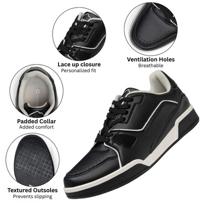 Мужские кроссовки Alpine Swiss Remy Mens Fashion Sneakers Casual Athletic Low Top Comfortable Tennis Shoes Black 13 M US — фото 3