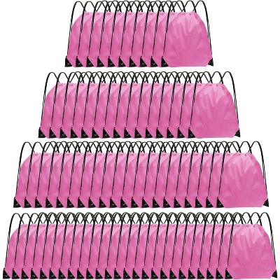 Bulk Drawstring Bags for Party Favors, Lightweight Sackpacks for Gym, School Events, Team Sports & Giveaways