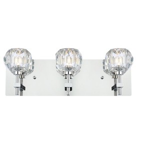Elegant Lighting Graham 3 Light Wall Sconce in Chrome - 1 of 4