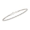 Pure Collection by Ross-Simons Sterling Silver Jewelry Set: Rope-Chain and Paper Clip Link Bracelets - 3 of 4