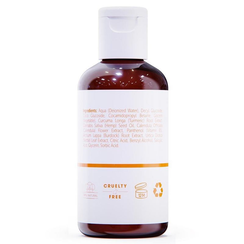 Seoul Ceuticals Korean Skin Care Turmeric Sensitive Skin Face Wash Cleanser - Korean Skincare Beauty Products K Beauty - Face Wash for Dry Skin, 4oz, 4 of 6