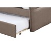 Twin Size Upholstered Daybed with Trundle for Bedroom - 3 of 4