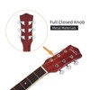 Karl Home 41 Inch Matte Cutaway Dreadnought Spruce Front Acoustic Guitar Burlywood - 4 of 4