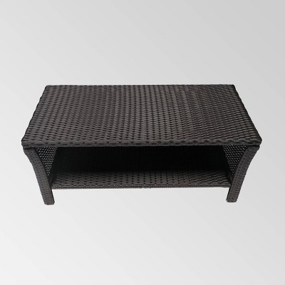 wicker coffee table target