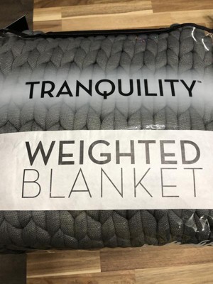 48 x72 12lbs Chunky Knit Weighted Blanket Tranquility Target