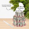 Big Dot of Happiness Flamingle Bells DIY Tropical Christmas Party Money Holder Gift Cash Cake - 2 of 4