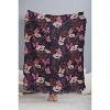 Schatzi Brown Free spirit Butterfly Plum 56"x46" Woven Throw Blanket - Deny Designs - image 3 of 4