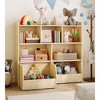 Toy Storage Organizer, Kid Bookshelf, Toy Storage Cabinet, Toddler Book Shelf for Kid Room, Bedroom, Nursery, Living Room, White - 2 of 4