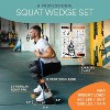 Lifepro Metal Squat Wedge Set - Includes Ramp Wedges with Resistance Band, Weightlifting Slant Board, and Calf Raise Stretcher - Regular - 4 of 4
