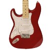 Sawtooth Left-Handed Candy Apple Red ES Series Electric Guitar w/ White Pearloid Pickguard - Includes: Accessories, Amp & Gig Bag - 3 of 4