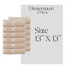 Home Weavers Elegance Essentials 550GSM 100% Cotton Zero Twist Super Absorbent Bath Towel Set - 2 of 4