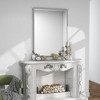 71"x31"  Arched Full-Body Mirror,  Black Thin Aluminum Alloy Framed Full Length Mirror for Bathroom,Bedroom, Living/Dressing Room with Stand - 3 of 4