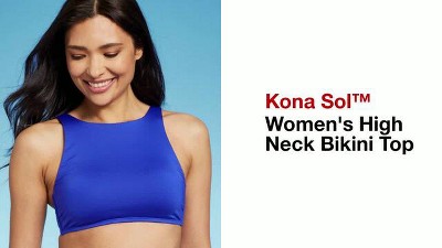 Women s High Neck Bikini Top Kona Sol Target