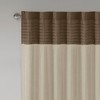 Kumasinova 84" Transitional Flat Fold Curtains Panel,Kitchen Curtains with Lining,Window Curtains for Living Room & Bedroom - 4 of 4