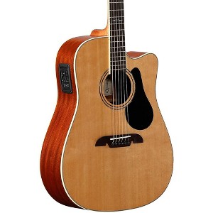 Alvarez Artist Series AD60CE Dreadnought Acoustic-Electric Guitar Natural - 1 of 4