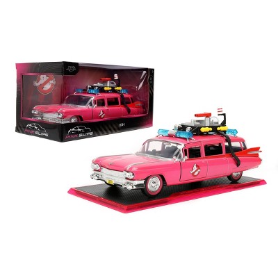 Jada Pink Slips Ecto-1 Diecast Vehicle Pink Limited Edition - 1:24 Scale
