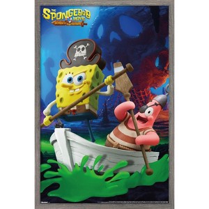Trends International Nickelodeon The SpongeBob Movie: Search for SquarePants (2025) - Crew Framed Wall Poster Prints - 1 of 4