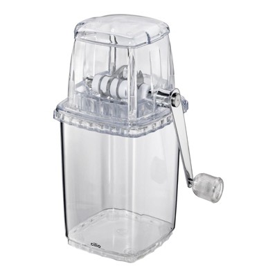 Cilio Ice Crusher, 5 cup, Clear acrylic and stainless steel