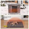 Aivituvin Insulated Wooden Cat House with Soft Liner | Waterproof Roof-AIR12-IN - 4 of 4