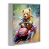 Stupell Industries Teddy Bear on Go Kart, 12" x 12" - 3 of 4