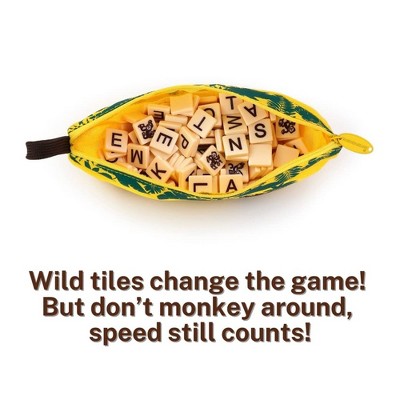 Bananagrams Wild Tiles Yellow Portable Word Game Set