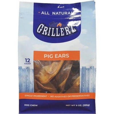 Grillerz Pig Ears Dog Treat- 12 Count : Target