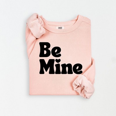 Simply Sage Market Women's Lightweight Garment Dyed Graphic Sweatshirt Be Mine Bold