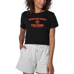 Women's Bowling Green State University Circle Logo Crop Top T-Shirt - 1 of 4