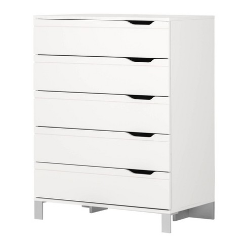 Kanagane 5 Drawer Chest Pure White - South Shore : Target