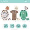 The Peanutshell Woodland Animals Newborn Layette Set for Baby Boy, 23-Pieces, 0-3 Months - 4 of 4