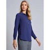 Jones New York Long Sleeve Collared Popover Blouse - 2 of 3