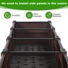 ORRD 47"x16"x20" Raised Garden Bed, Durable Outdoor Planter Box for Veggies/Flowers, Drain Hole, Frost-Resistant, 440lb Capacity - 4 of 4