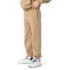Future Planet Kids Unisex Jupiter Premium Fleece Lined Soft Cotton Sweatpants Loose Fit Beige - 3 of 4
