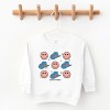 The Juniper Shop SmileyWorld Cowgirl Smiley Toddler Sweatshirt - 5/6T - White - 2 of 4