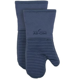 All-Clad Premium Silicone Oven Mitts, 2-Pack, Indigo - 1 of 4
