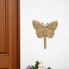 HomeRoots 5" Gold Cast Iron Butterfly Wall Hook - 2 of 4