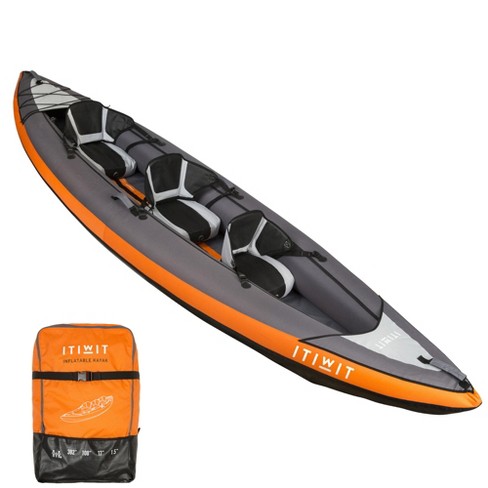 Decathlon Itiwit Inflatable Recreational Touring Kayak 2 3 Person : Target