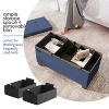 StorageBud Storage Ottoman for Bedroom End of Bed, Fabric Storage Bench, Large Storage Ottoman Bench, Entryway Bench with Storage - 2 of 4