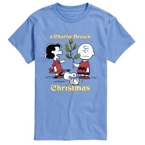 Men's Peanuts Charlie Brown Christmas Tree Short Sleeve Graphic T