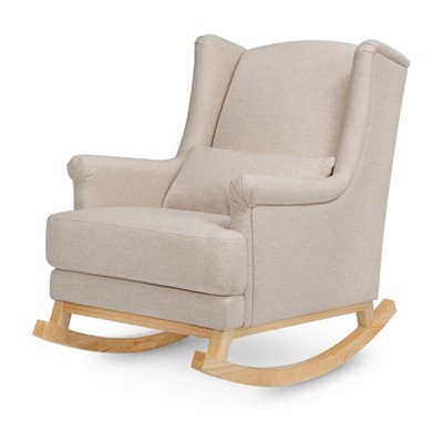 Image of Namesake Miranda Wingback Rocker - Performance Beach Eco-Weave with Light Legs