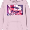 Charlie Parker Saxophone Performance Long Sleeve Cradle Pink Adult Hooded Sweatshirt - 2 of 2