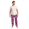 Disney Alice In Wonderland Chesire Cat All-Over Print Adult Purple Sleep Pajama Pants - 4 of 4