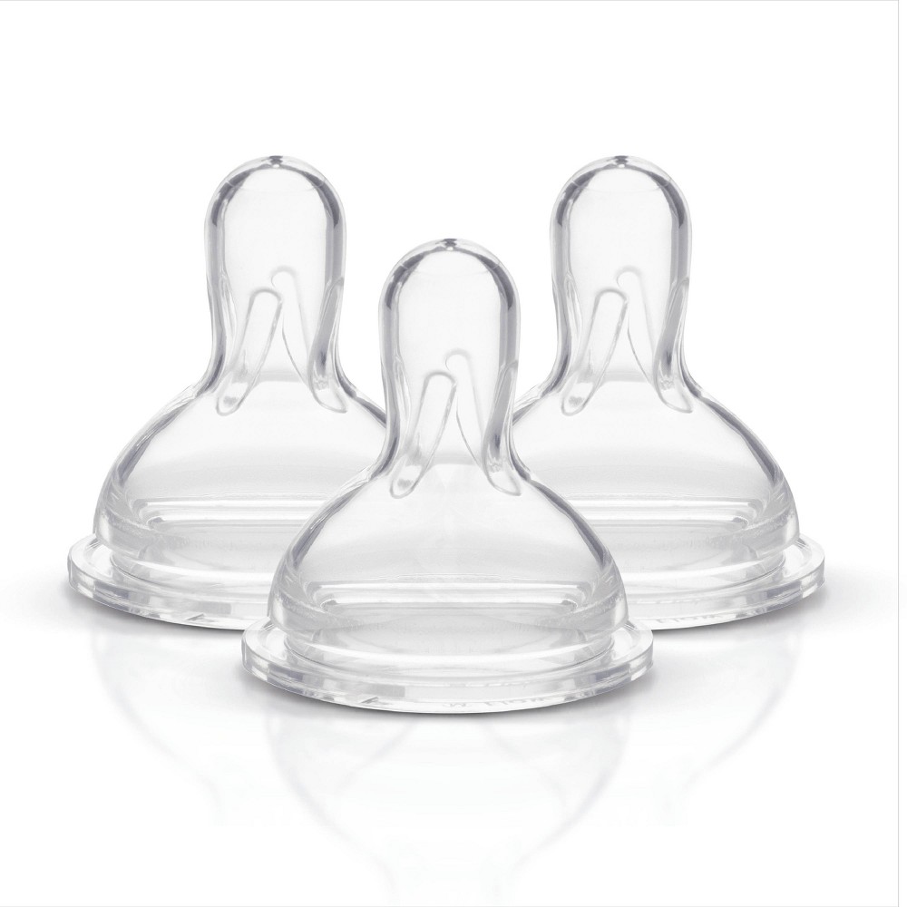 Photos - Bottle Teat / Pacifier Medela Slow Flow Spare Nipples with Wide Base - 3ct 