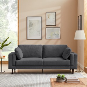 MINIMORE Modern Style 85''W Lassie 3Seater Square Arm Sofa - 1 of 4