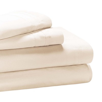 Luxury Cotton 650 Thread Count Solid Deep Pocket Sheet Set by Blue Nile Mills